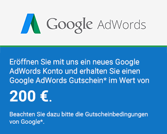 Google AdWords Gutschein