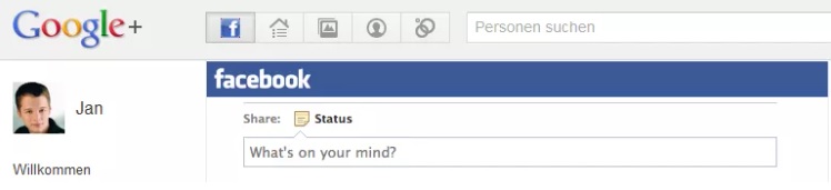 Google Plus Facebook